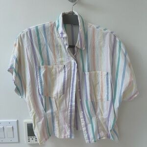 Vintage Striped Pastel Shirt
